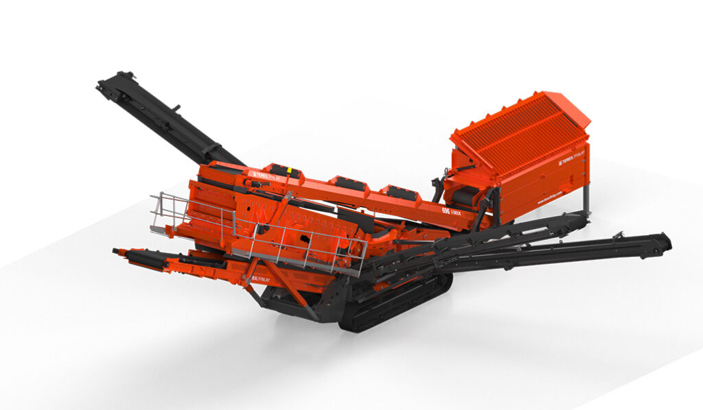 Finlay 696, crible horizontal mobile à trois étages