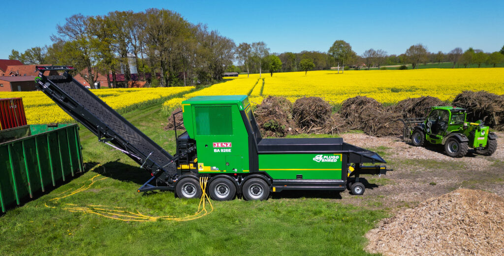 JENZ BA 926 E mobile shredder