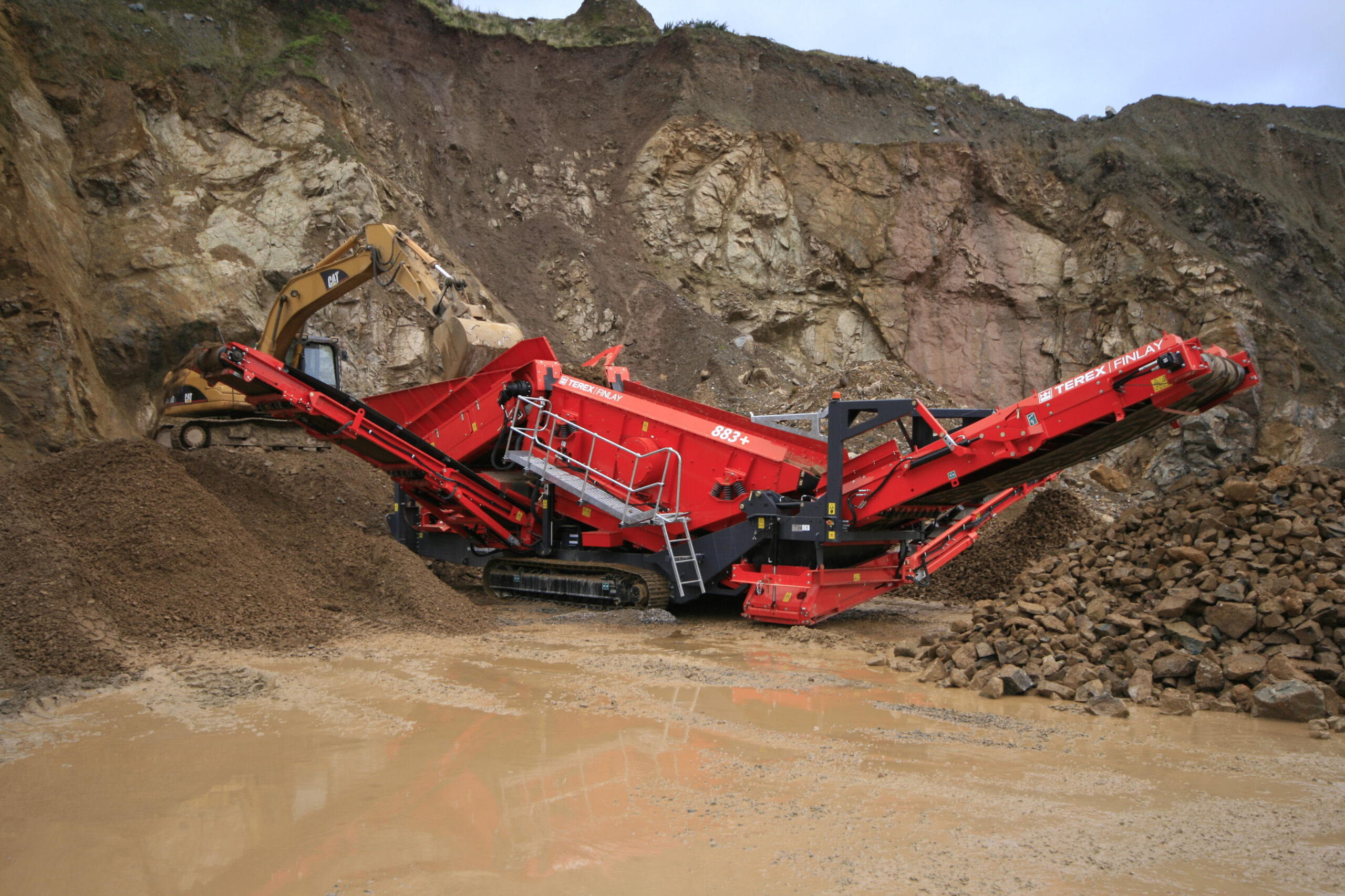 Terex Finlay 883+ vlakdekzeef