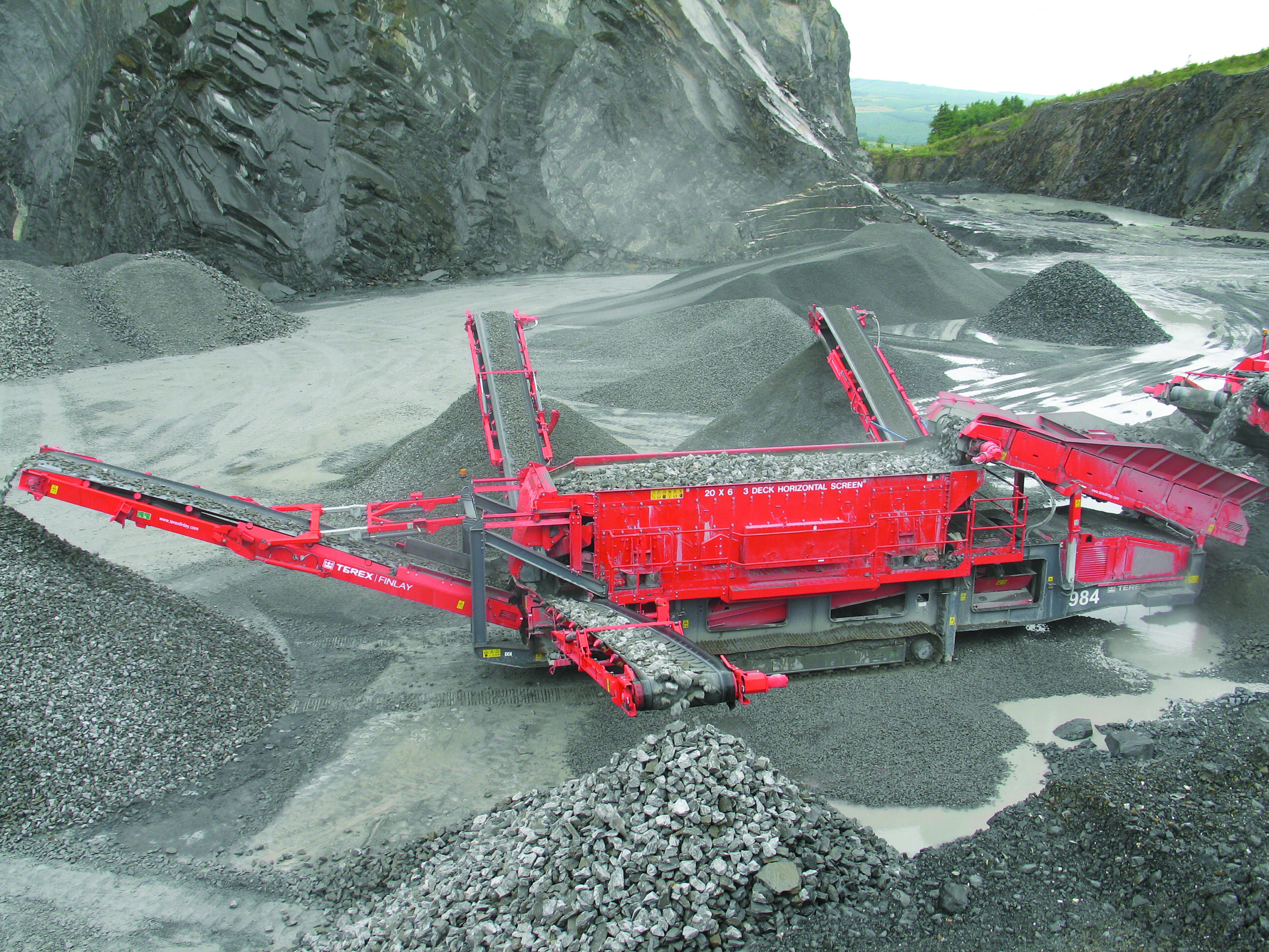 Terex Finlay 984 horizontale zeef