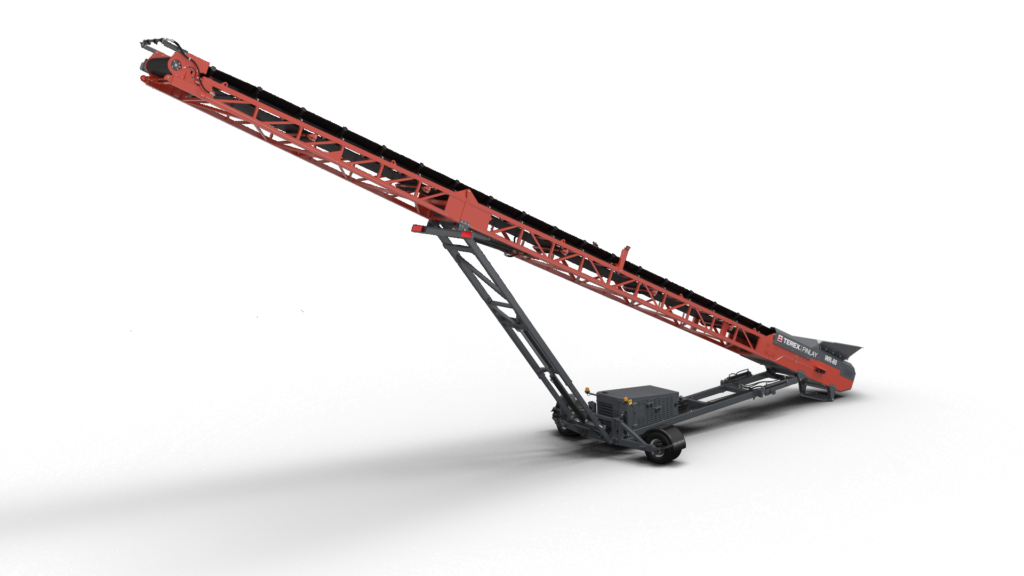 Finlay WR-80, convoyeur radial sur roues pour stockage et transport de matériaux